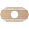 Ekena Millwork Chrysler Wood Fretwork Pierced Ceiling Medallion, Alder, 28"W x 14"H x 7 3/8"ID x 1/4"T CMWP28X14X0250CSAL - alternate 2